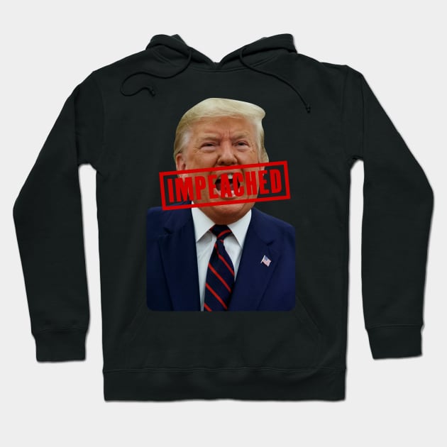 Trump Impeached Stamp Hoodie by TextTees